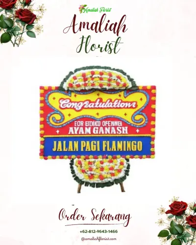 Bunga Papan Congratulation di Kaliawi